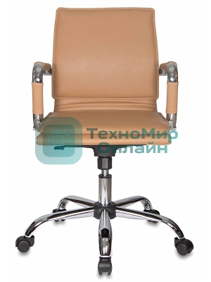 Кресло Бюрократ CH-993-Low/Camel светло-коричневый, экокожа