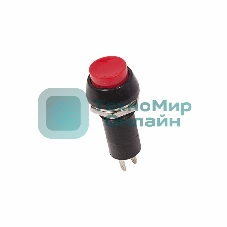 Выключатель-кнопка Rexant 250V 1А (2с) ON-OFF красный