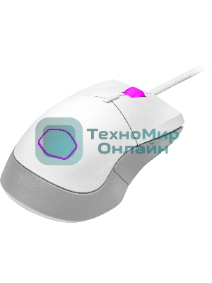Мышь проводная Cooler Master MM-310-WWOL1 белый, 12000 dpi, USB Type-A, кнопки - 6