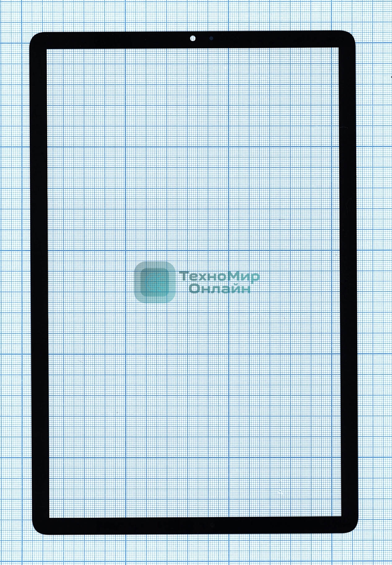 Стекло для Samsung Galaxy Tab S5E SM-T725 черное