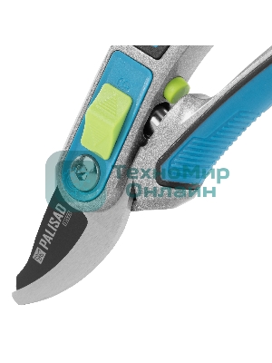 Секатор прямого реза Palisad LUXE 215 мм, регулировка захвата, трехкомпонентные рукоятки