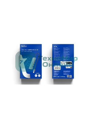 USB-концентратор Netac Hub WF13, Type-C to USB3.0+USB2.0*2+100W PD+HDMI (repl. NT08WF13-30GR)