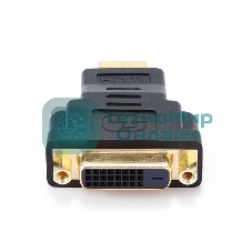 Переходник Gembird Переходник HDMI-DVI 19M/25F, золотые разъемы, пакет