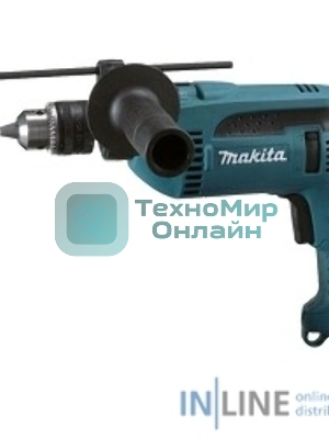 Дрель Makita HP1640, 680 Вт, сетевая, ударная