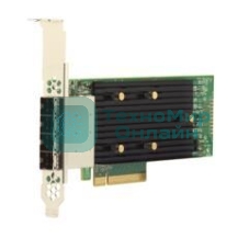Адаптер HBA SAS 9400-16e SGL (05-50013-00), PCIe 3.1 x8 LP, Tri-Mode SAS/SATA/NVMe 12G HBA, 16port(2*ext SFF8644), 3416 IOC