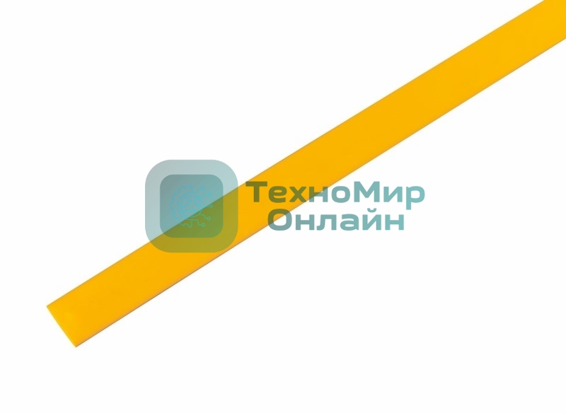 Термоусаживаемая трубка Rexant 9,0/4,5 мм, желтая, упаковка 50 шт. по 1 м