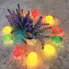 Каскад Lamper Эклектика 4 м LED с выносной солнечной панелью 2 м и аккумулятором, теплое белое свечение