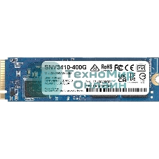 Накопитель SSD Synology SNV3000 Series PCIe 3.0 x4,M.2 2280, 400GB, R3000/W750 Mb/s, IOPS 225K/45K, MTBF 1,8M repl SNV3400-400G'