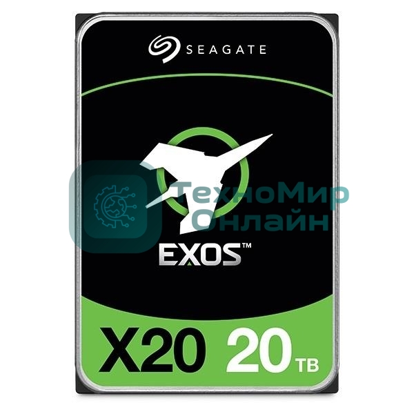 Жесткий диск Seagate HDD Server Exos X20 HDD 512E/4KN (3.5'/20Tb/SATA 6Gb/s/7200rpm)