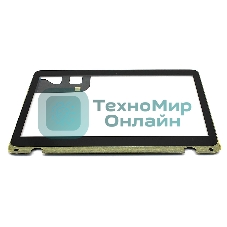 Сенсорное стекло (тачскрин) для Asus Q304 Q304U Q304UA, черное с рамкой