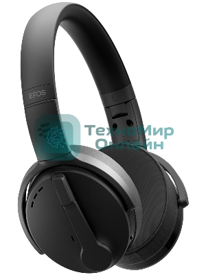 Беспроводные/проводные наушники EPOS Adapt 560 черный, накладные, Bluetooth + USB, активное шумоподавление