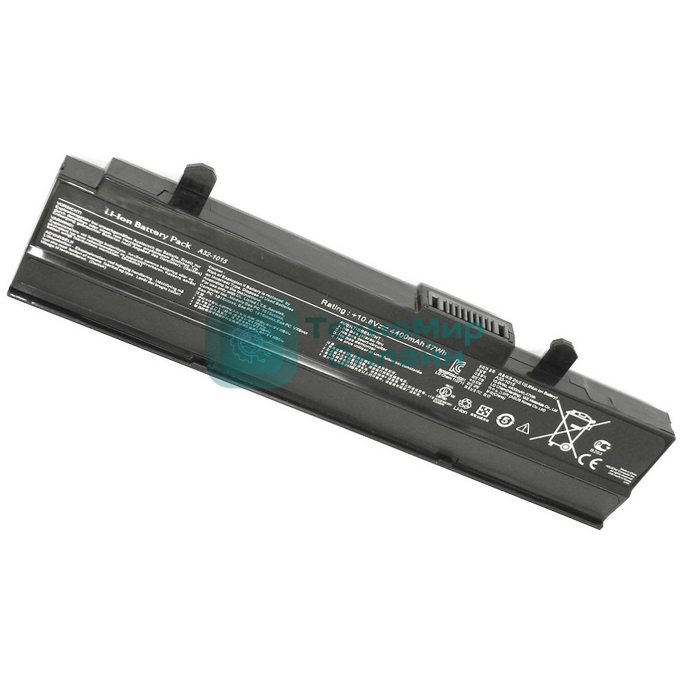 Аккумуляторная батарея для ноутбука Asus Eee PC 1015 1016 1011PX VX6 56Wh A32-1015 черный