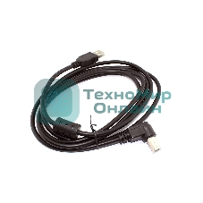 Кабель USB 2.0 на USB-B угол влево 3 м
