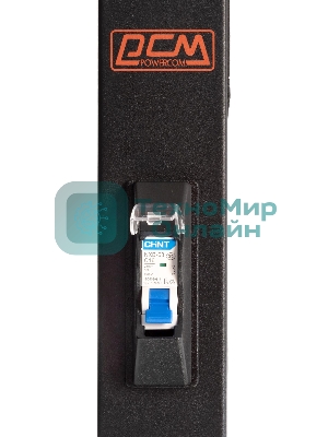 Блок распределения питания Powercom PDU-16AVMS20-18C13-2C19 18xC13+2xC19, 16A, 1,5U (1968234)