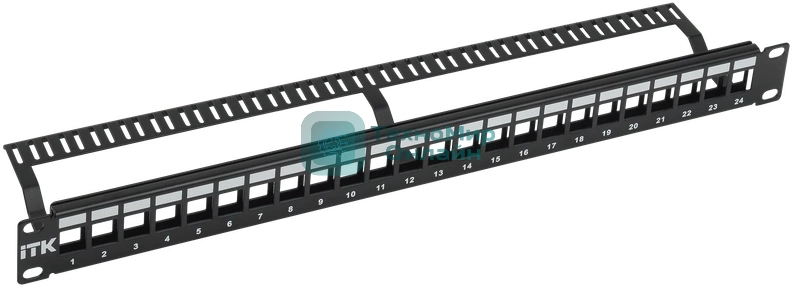 Модульная патч-панель ITK PP24-1UMU 1U UTP 24 порта