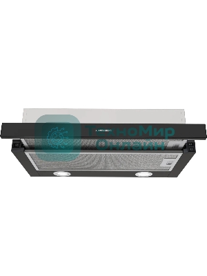 Вытяжка встраиваемая Kuppersberg SlimDual 60 B черный, 60 см, 650 куб. м/ч, 53 дБ