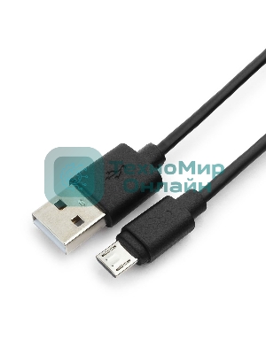 Кабель Гарнизон Кабель USB 2.0 Pro, AM/microBM 5P, 1м, черный, пакет (GCC-mUSB2-AMBM-1M)
