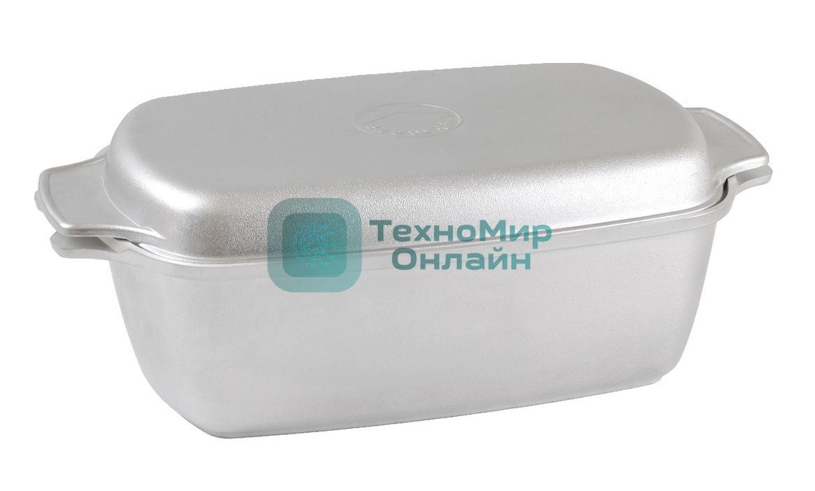 Гусятница алюминиевая с крышкой Kukmara 5,5 л