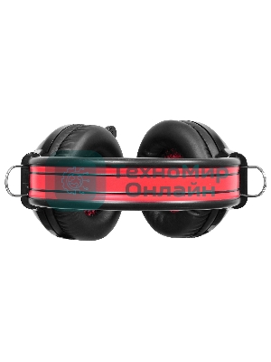 Проводные наушники Oklick HS-G300 черный/красный, полноразмерные, Jack 3.5 мм