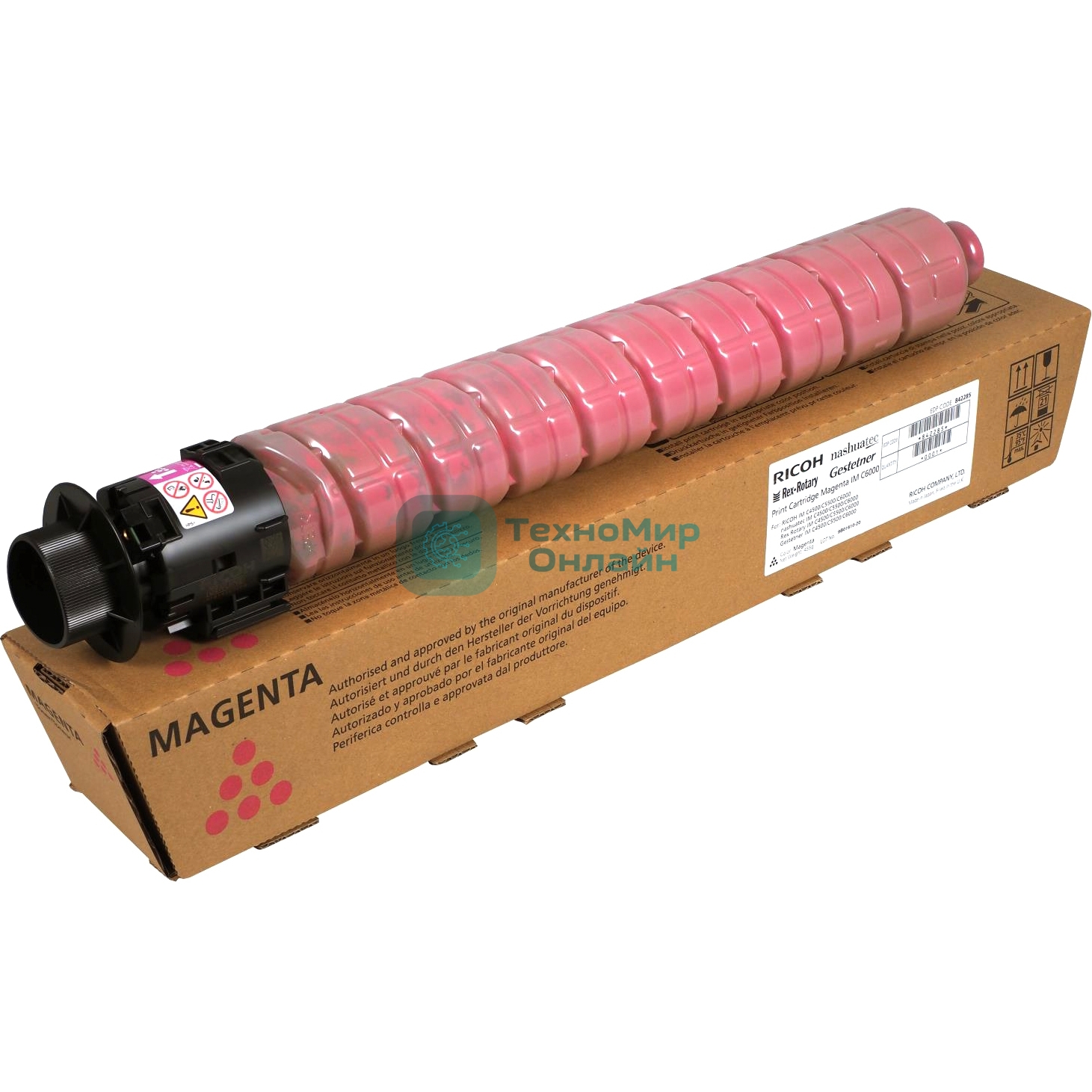 Картридж лазерный Ricoh тип IM C6000 малиновый, IM C4500/C5500/C6000