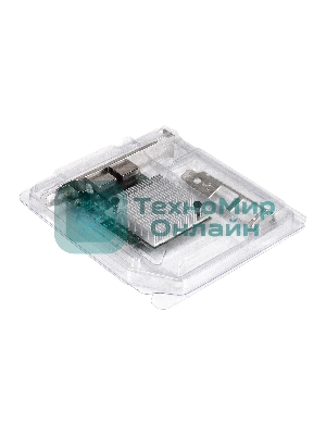 Сетевой адаптер ExeGate EXE-562 (PCI-E x1 v2.0, 2xRJ45, UTP 10/100/1000Mbps, Realtek Chipset RTL8111F)