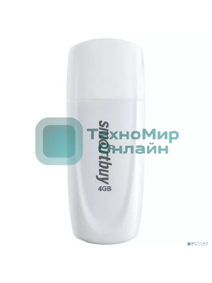 Флешка USB Smartbuy Scout White (SB004Gb2SCW), 4Gb, USB 2.0, R/W 12/5, белый