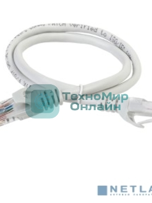 Коммутационный шнур (патч-корд), Cat.6 UTP, 1м, серый Коммутационный шнур (патч-корд), Cat.6 UTP, 1м, серый