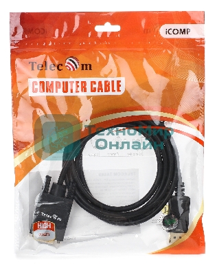 Кабель-переходник DP --> VGA_M/M 1,8м Telecom