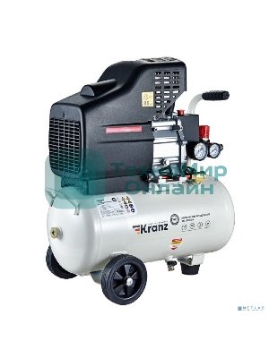 Компрессор воздушный Kranz KR-1500/24, 1500Вт, 230 л/мин, 24л