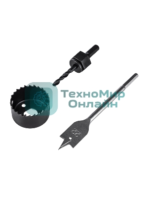 Набор для установки врезных замков Kranz 22 мм/48 мм (перовое сверло/кольцевая пила)