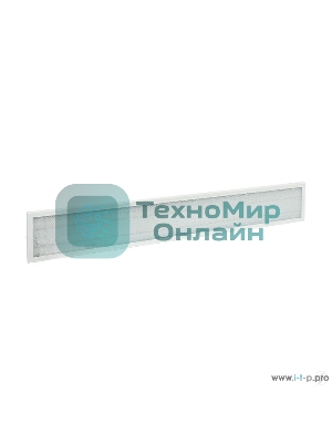 Светильник светодиодный IEK LDVO2-6568-36-6500-K01 ДВО 6568-P 36Вт 6500К 1200х180х20 призма аналог люм.свет. 4х18 накладных или в потолок Армстронг