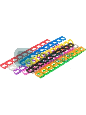 Клипсы Lanmaster LAN-MCC-NUM-SET-C6 для маркировки ПВХ 6.5 мм (упак.: 100 шт)