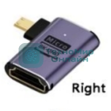 Переходник micro HDMI на HDMI вправо
