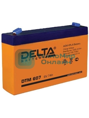 Батарея для ИБП Delta DTM 607 (6V, 7Ah)