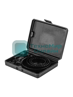 Набор кольцевых пил по дереву Kranz 64-127 мм, 9 предметов