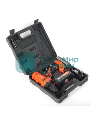 Дрель-шуруповерт Patriot BR 187UES, Аккумуляторная, 18В, 2 АКБ, Кейс