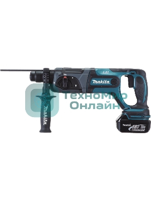 Перфоратор Makita DHR241RFE Перфоратор ак ,SDS+, 18В,2 х 3А ч Li-ion,3реж,1.9Дж,0-4000у\м,3.5кг,чем,подсв,совмест с 4 А ч Li-ion