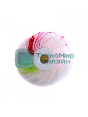 Мини-валик сменный Сибртех Эмали,110мм,ворс 12мм, D 16мм, D ручки 6мм,полиамид,полиакрил