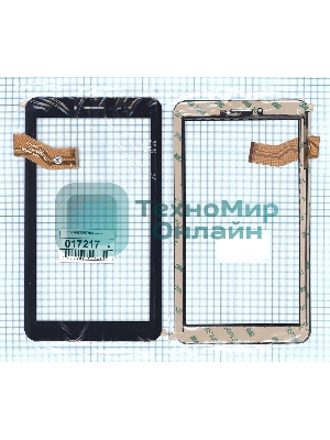 Сенсорное стекло (тачскрин) C186104C12 FPC833DR, черное