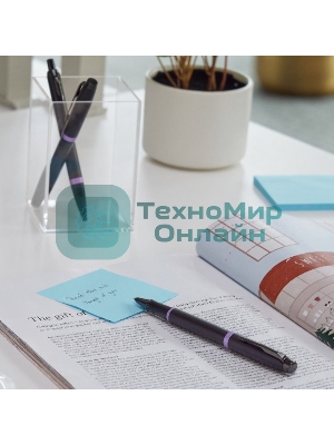 Ручка шариковая Parker IM Vibrant Rings K315 (CW2172951) Amethyst Purple PVD, M, синие чернила, подарочная коробка