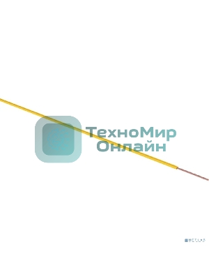 Провод ПГВА Rexant 1х2.50 мм², желтый, бухта 100 м
