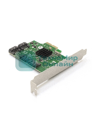 Контроллер ExeGate EX290924RUS EXE-502 (PCI-E 2.0, SATA3 RAID, 4 int.)