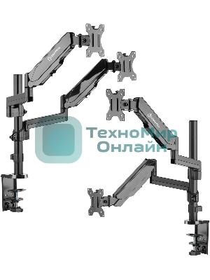 Кронштейн (держатель) ONKRON G140 для двух мониторов 13