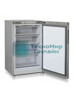 Морозильная камера Бирюса Б-M6048, металлик, 135л
