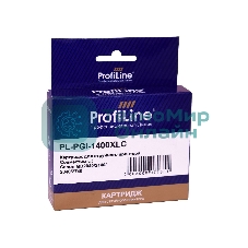 Картридж струйный ProfiLine PL-PGI-1400XLC для принтеров Canon MB2040/MB2140/MB2340/MB2740 с чернилами Cyan
