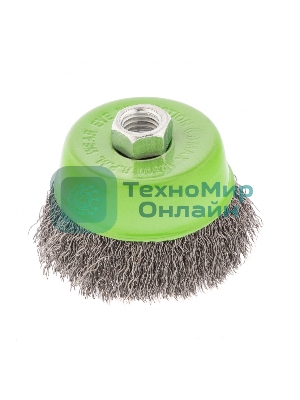 Щетка для УШМ Сибртех 75 мм, М14, 