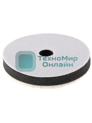 Насадка Matrix полировальная под липучку, 125 мм короткая плетеная шерстяная нить