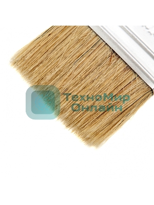 Набор кистей Сибртех флейцевых 3шт. (25 мм, 35 мм, 50мм), натуральная щетина, пластиковая рукоятка