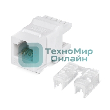 Модуль LANMASTER NTSS-KJ-UTP-RJ45-5E-180-WT информ. KeystoneRJ45 cat.5e UTP белый