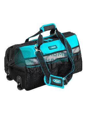 Сумка для инструмента Gross 500х280х290 мм, выдвижная рукоятка, колеса, наплечный ремень